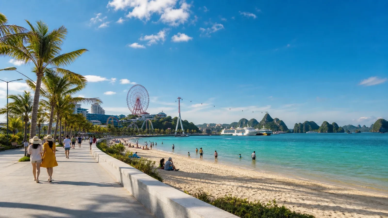 Toàn cảnh phường Bãi Cháy