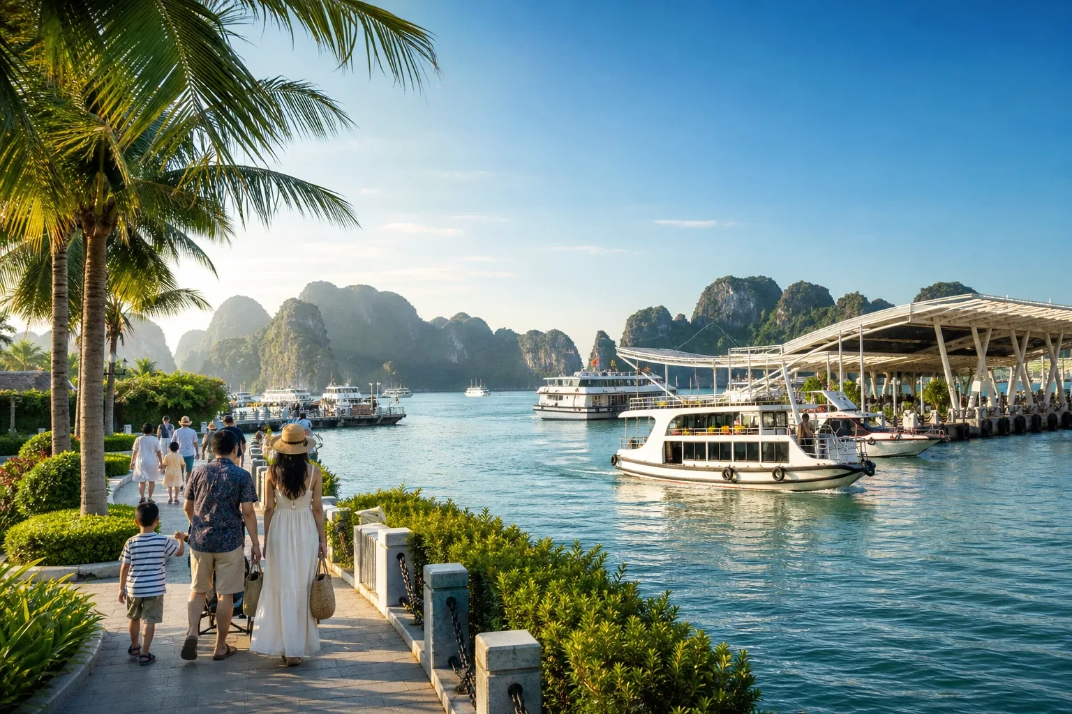 Toàn cảnh phường Tuần Châu